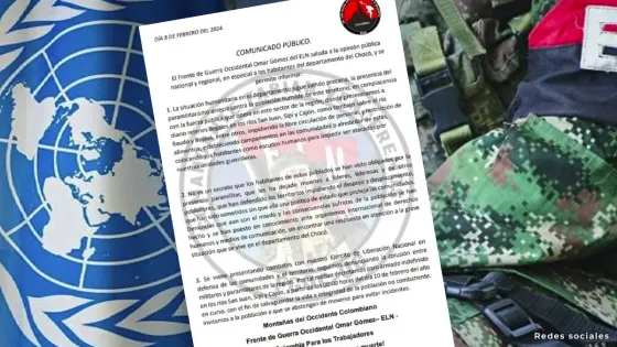 ¡Atención! ELN anuncia paro armado en plena visita de la ONU