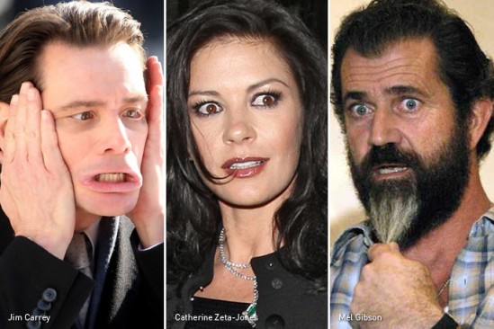 Jim Carrey, Catherine Zeta-Jones, Mel Gibson, Celebridades bipolares, Kienyke