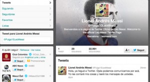 Twitter de Lionel Messi, kienyke