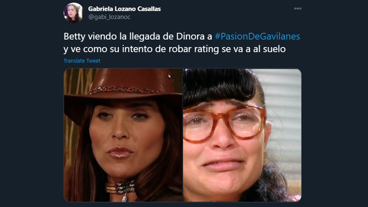 Los memes que surgieron después de la reaparición de Dínora en Pasión de  Gavilanes | KienyKe