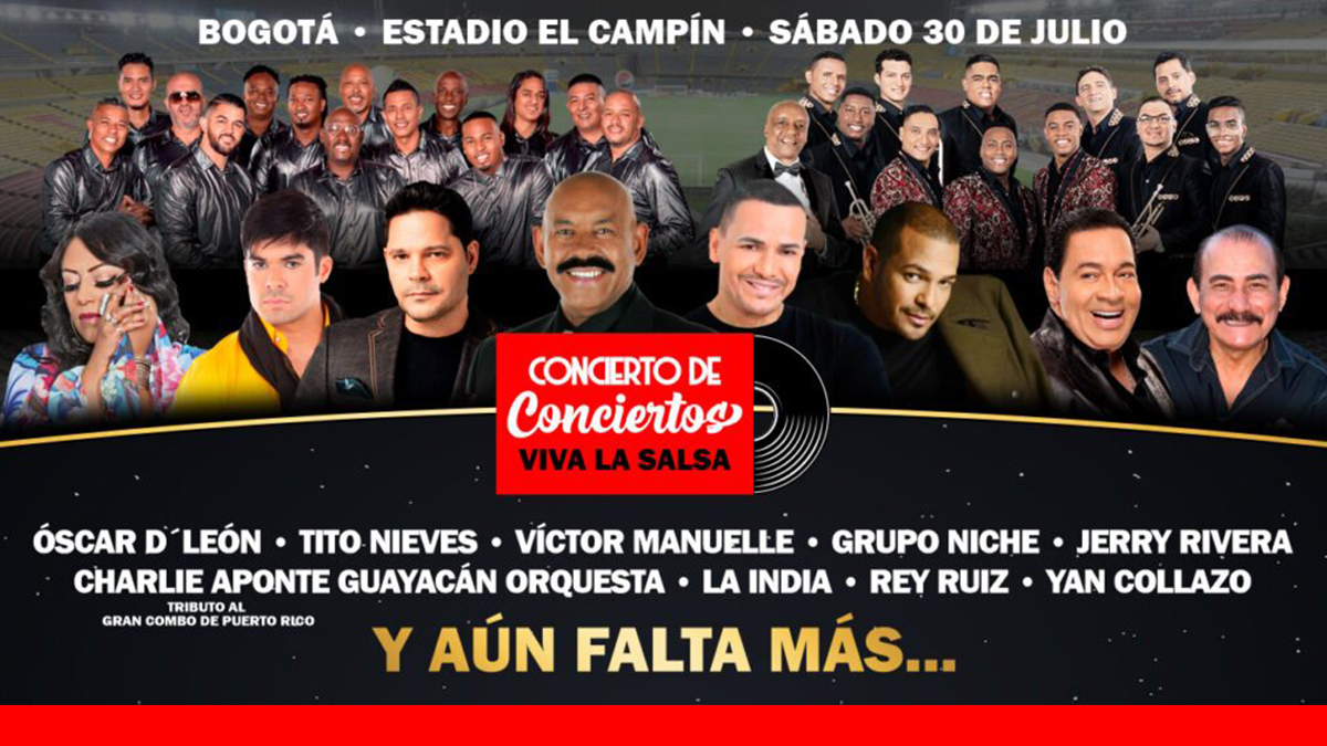 Bogotá vibrará con el concierto 'Viva la salsa' KienyKe