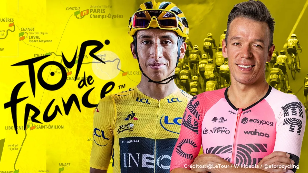 Así van los colombianos en el Tour de Francia 2023, luego de la etapa 4 |  KienyKe