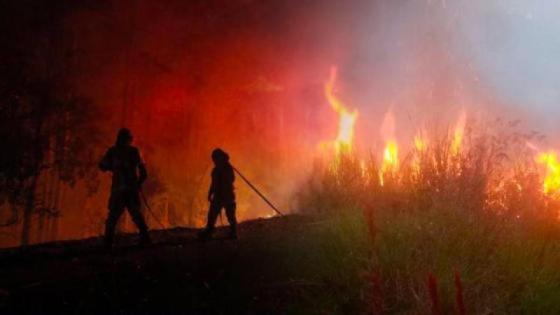 Incendio forestal en Huila