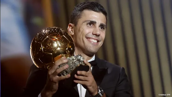 Rodri se corona con el Balón de Oro 