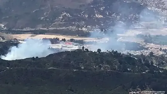 Incendio forestal Bogotá