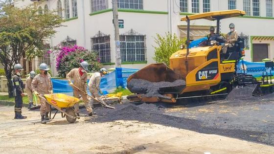 Mantenimiento vial en Bogotá