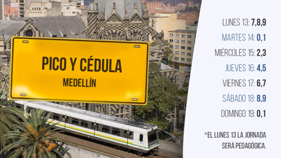 Pico y cédula Medellín