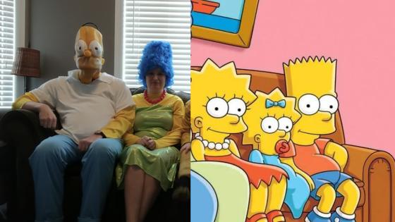 the simpsons real life intro
