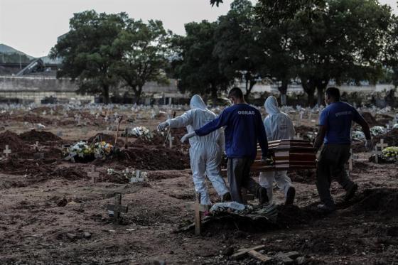 Muertos por COVID-19 en Brasil