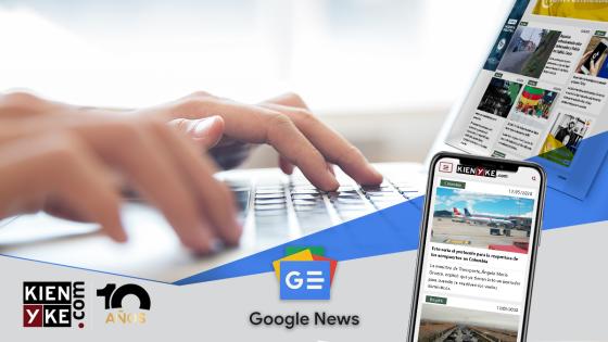 Google News y Kienyke.com