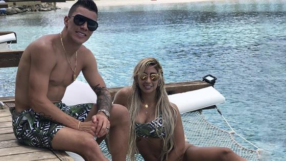 mateus uribe y su esposa