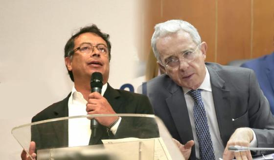 Petro y Uribe