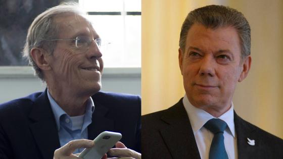 Antonio Navarro y Juan Manuel Santos Antonio Navarro y Juan Manuel Santos