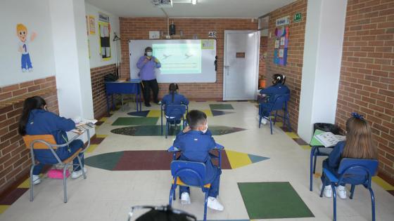 Presencialidad escolar en Bogotá