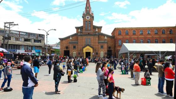 Aglomeraciones en la iglesia del 20 de julio