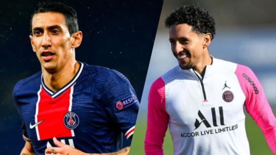 Di María y Marquinhos PSG