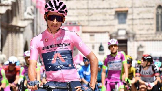 Egan Bernal, 10 días con la 'maglia rosa' en el Giro de Italia