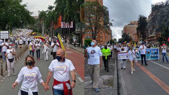 manifestaciones en apoyo a la fuerza pública 