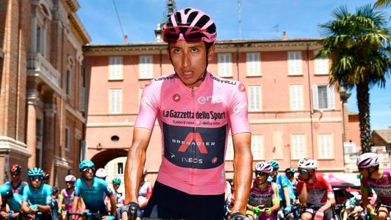 Egan Bernal, lider en el giro de Italia