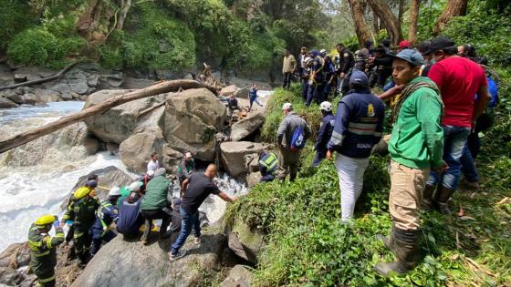 Hallan el cuerpo de joven que cayó al río Bogotá en el sector El Chaquito