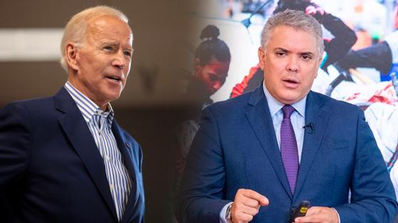 Llamada entre Biden y Duque