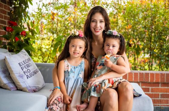 Diana Osorio, Maia y Aleia Quintero Diana Osorio, Maia y Aleia Quintero