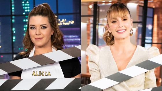 Claudia Bahamón y Alicia Machado