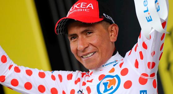 El gesto de Nairo Quintana en el Tour de Francia