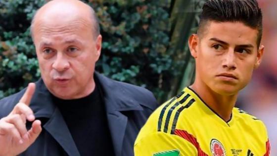 "No vale nada": Crítica de Carlos Antonio Vélez a James Rodríguez