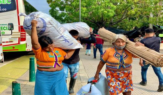 Centenares de familias desplazadas regresan a sus territorios 