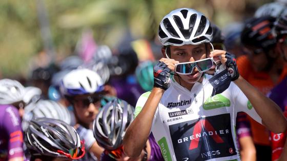 Egan Bernal, mejor colombiano en la etapa 13 de La Vuelta 