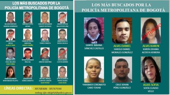 Más buscados en Bogotá