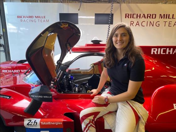 Tatiana Calderón calienta motores para Las 24 Horas de Le Mans