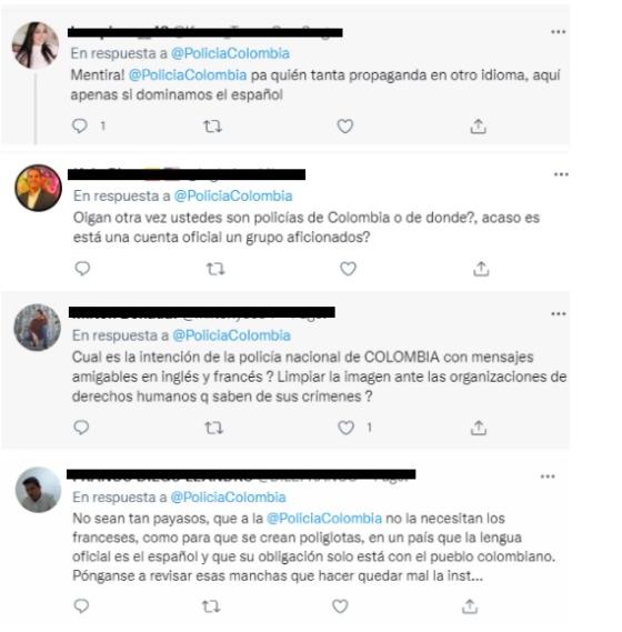 Las personas se burlas en redes por trinos de la Policía Nacional. 