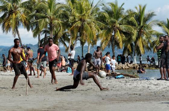 Migrantes haitianos