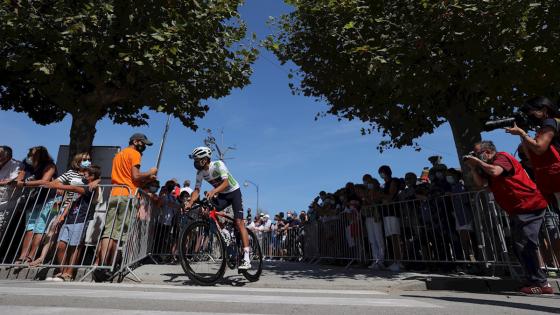 Egan Bernal, historia en Lagos de Covadonga en La Vuelta 