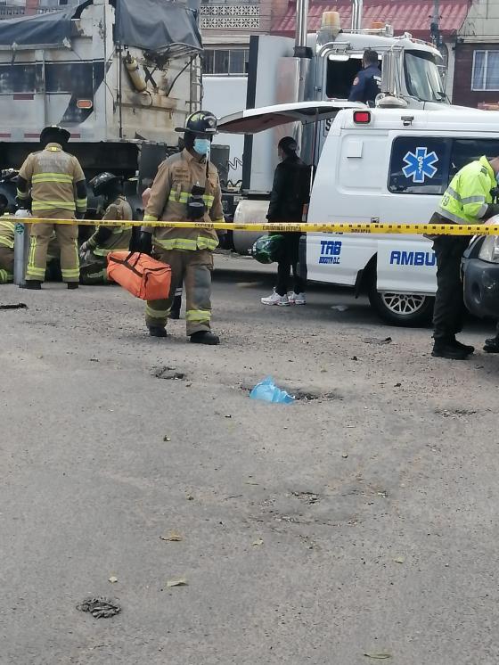 Motociclista fallece en accidente