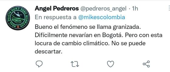  ¿Va a nevar en Bogotá?