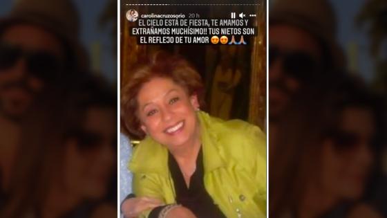 Sentido mensaje de Carolina Cruz a la mamá de Lincoln Palomeque