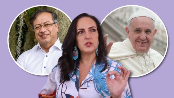 Dura crítica de María Fernanda Cabal al papa por cita con Petro 