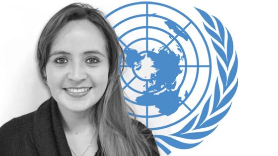 Periodista de la ONU, Natalia Castillo 