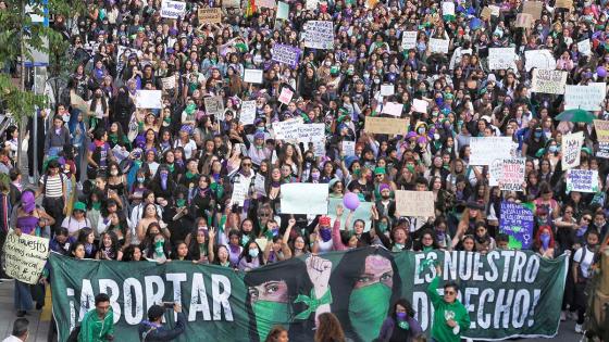 Movilizaciones por el Día de la Mujer en Bogotá