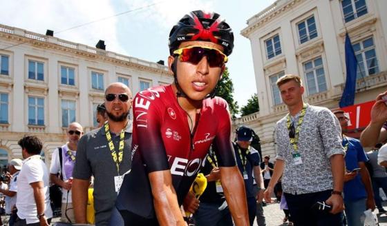 Egan Bernal denuncia que por poco su hermano sufre accidente por tractomula