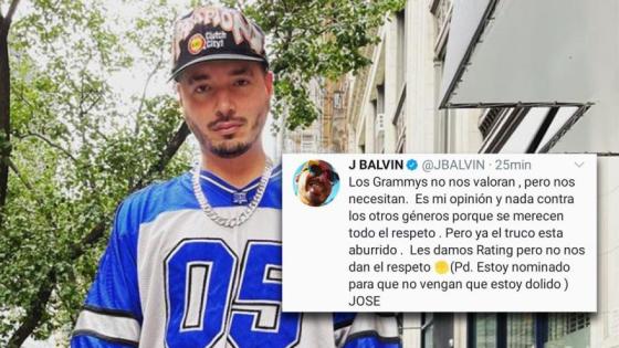 J Balvin trino Grammy