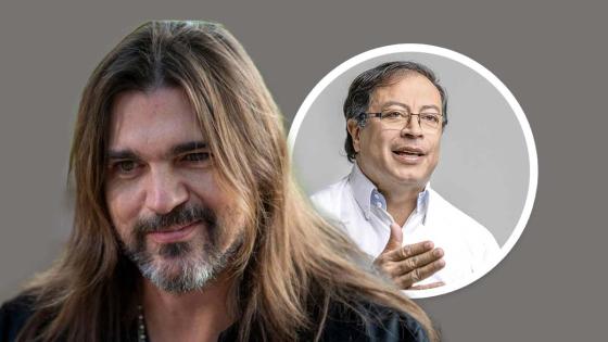 Juanes y Gustavo Petro