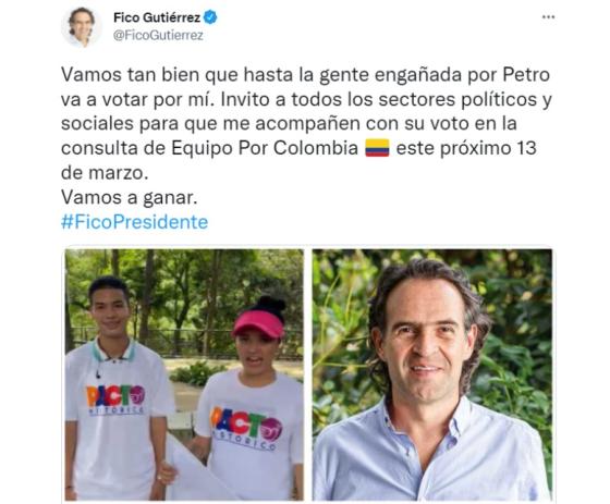 Fico Gutiérrez Twitter