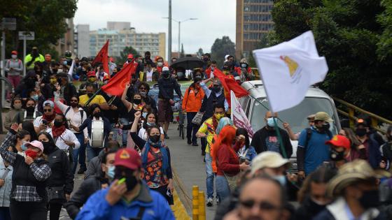 Marchas Bogotá día del trabajo 1 de mayo puntos de concentración noticias