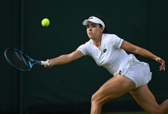 lesion Camila Osorio tenista colombiana Wimbledon