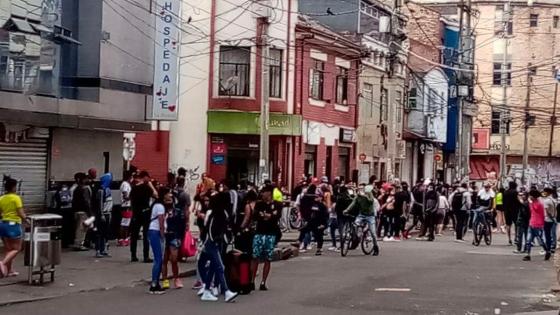 Balacera en el centro de Bogotá dejó a una menor edad herida 