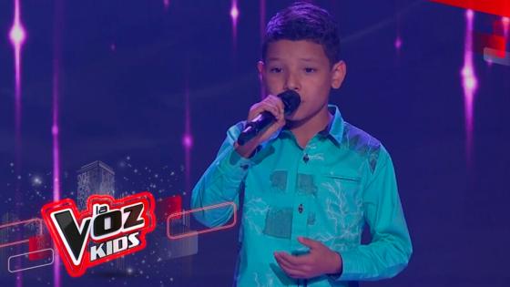 Camilo montoya en la voz kids